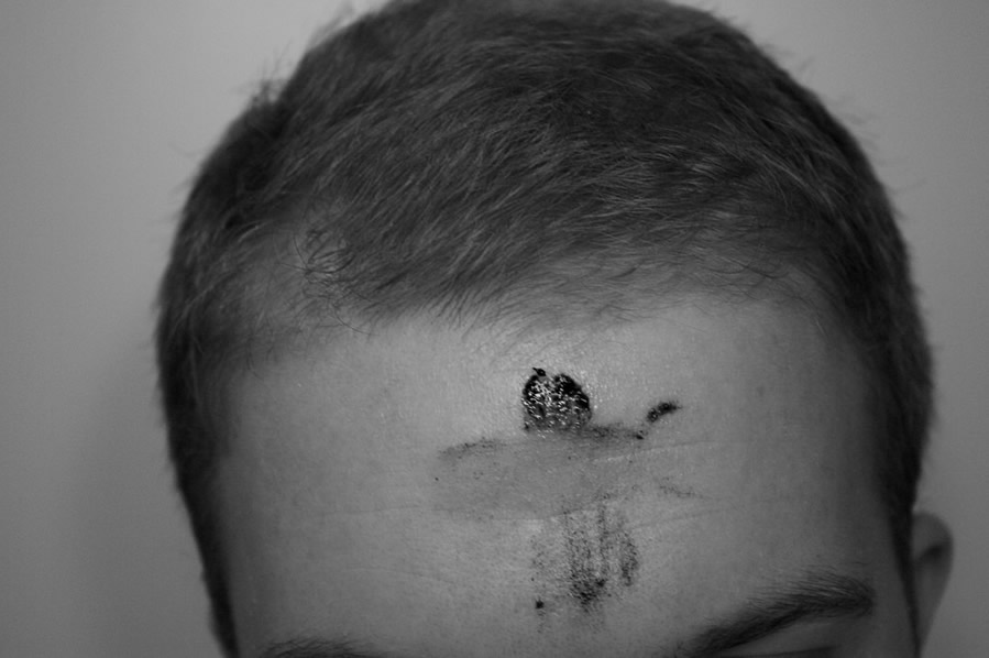 ashesonforehead